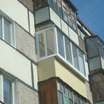 фото Остекление балконов с выносом